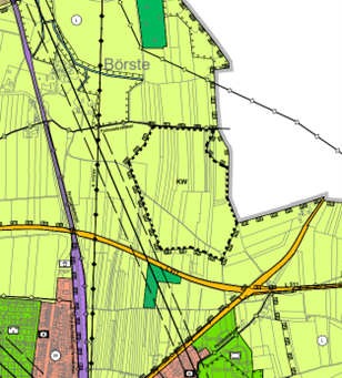 Auszug aus dem rechtskr&auml;ftigen FNP 2013
