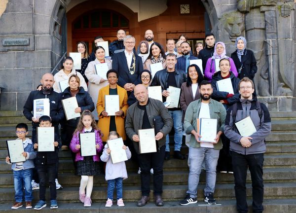 Pressefoto Einb&uuml;rgerung
